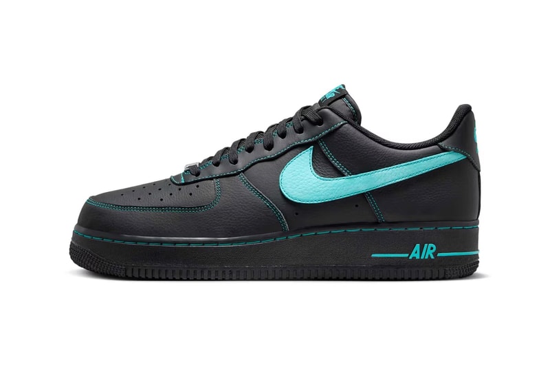 Nike Air Force 1 Low 最新配色「Black Tiffany」发布