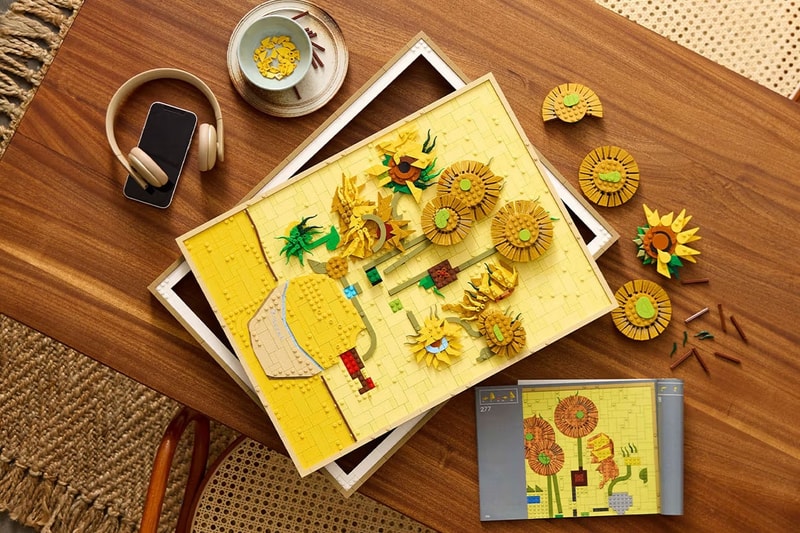 LEGO 推出 Vincent van Gogh 经典作品《向日葵 Sunflowers》积木套装