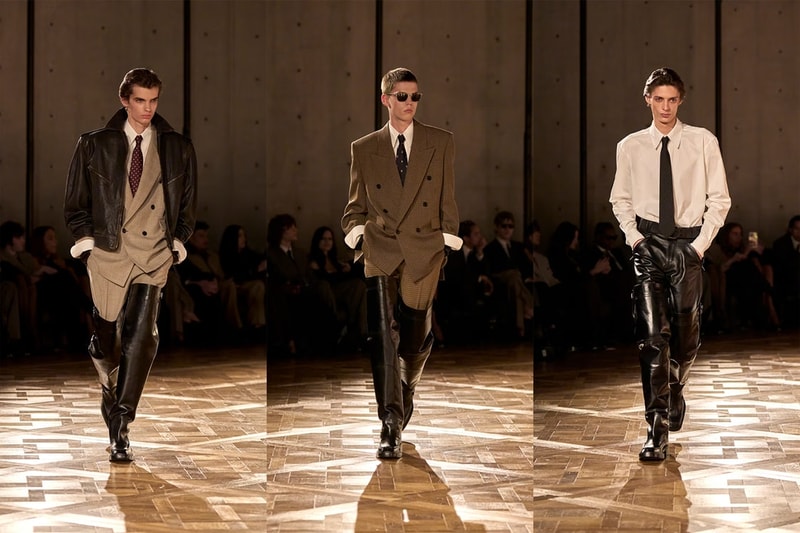 Saint Laurent 2025 冬季男士系列大秀登场 Saint Laurent 2025 冬季男士系列大秀登场