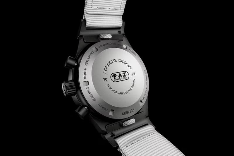 Porsche Design 推出限量 136 枚 Chronograph 1 – F.A.T. 2025 Edition 全新錶款