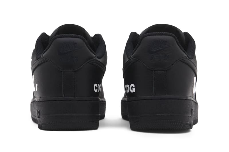 BLACK COMME des GARÇONS x Nike Air Force 1 Low 最新聯名鞋款登場