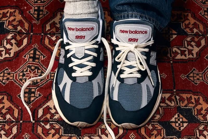 New Balance 991v2 MADE in UK 最新配色「Vintage Navy」發佈