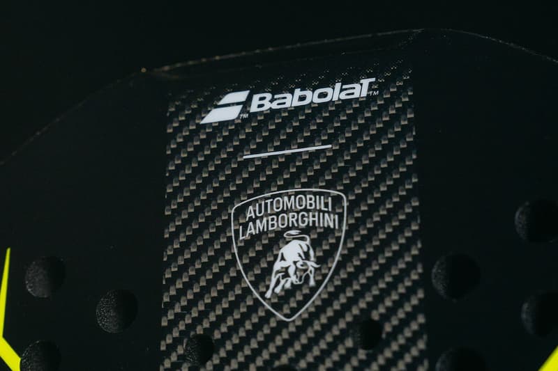 Lamborghini 攜手 Babolat 推出碳纖維材質聯名球拍