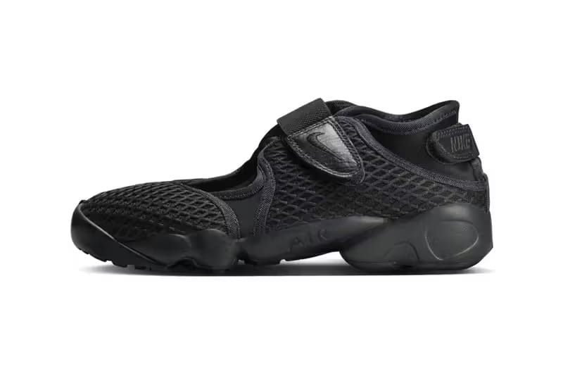 Nike Air Rift 推出全新升级版配色「Black Mesh」