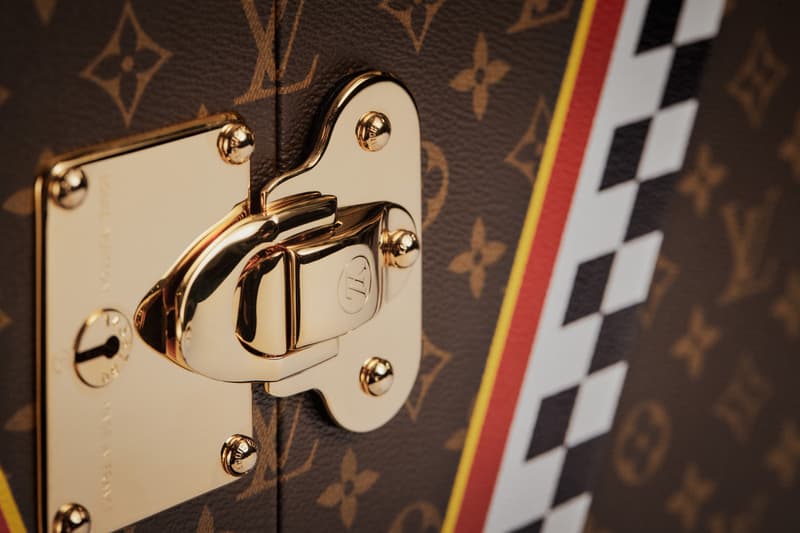 Louis Vuitton 为 2025 F1 中国大奖赛打造上海赛道标识及定制奖杯箱