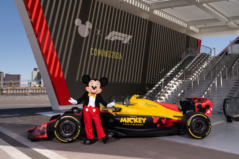 Disney 正式宣布与 Formula 1 达成合作关系