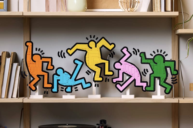 LEGO Art 推出全新 Keith Haring 經典作品《Dancing Figures》積木模型