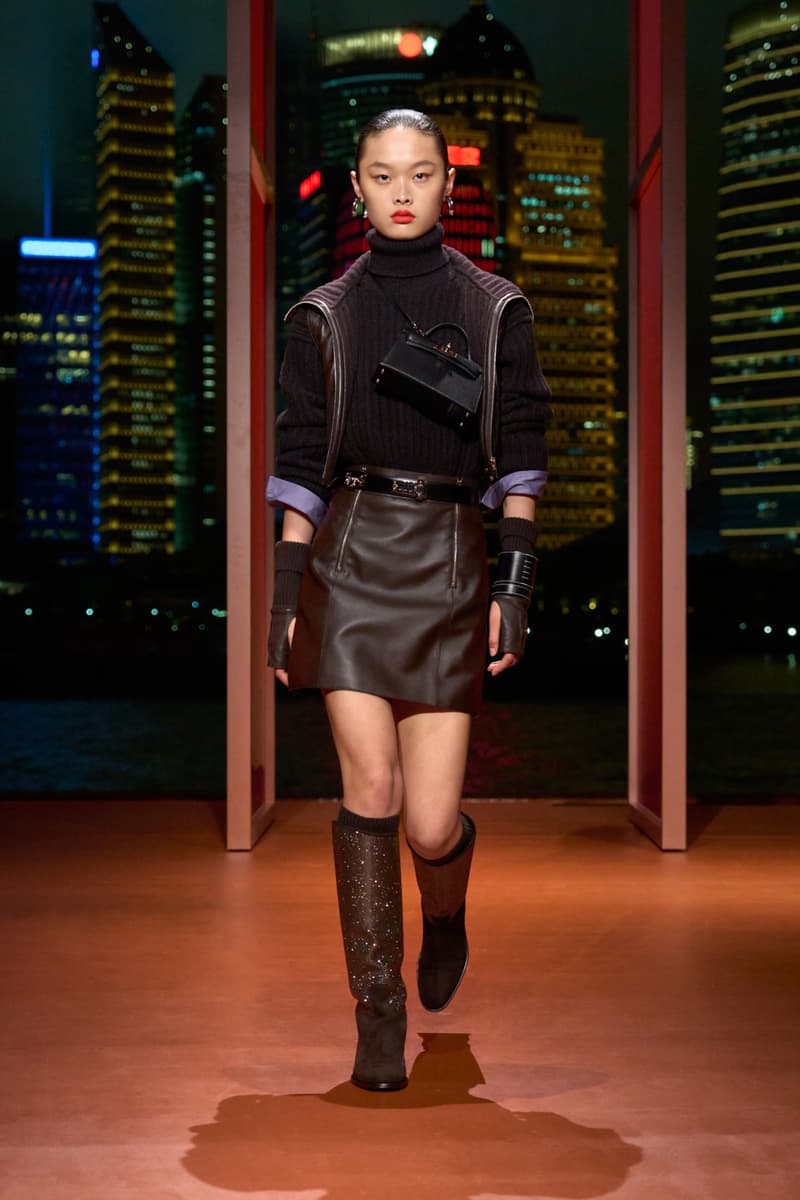 Hermès 于上海举办 2025 秋冬女装系列发布会