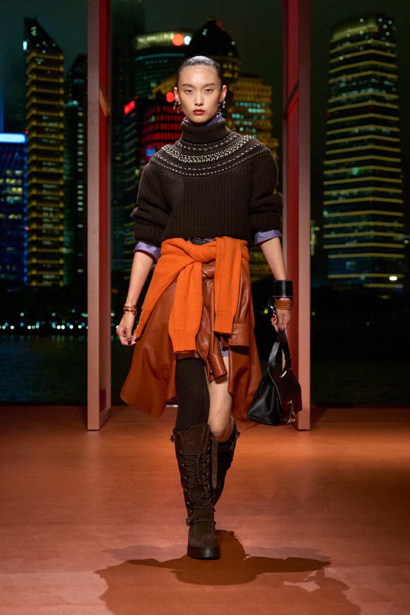 Hermès 于上海举办 2025 秋冬女装系列发布会