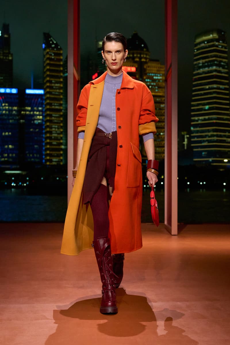 Hermès 于上海举办 2025 秋冬女装系列发布会