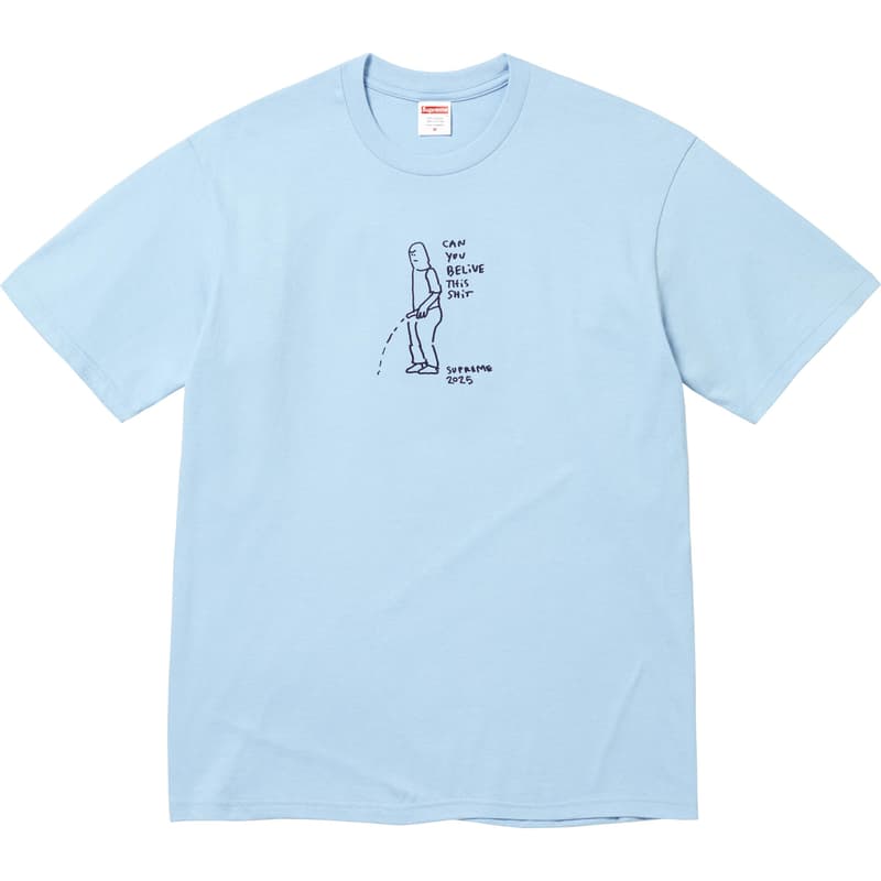 Supreme 发布 2025 夏季印花 T 恤系列
