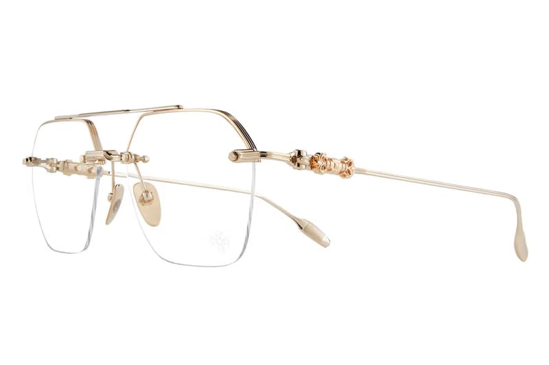 Chrome Hearts 最新 22K 金配飾眼鏡系列登場