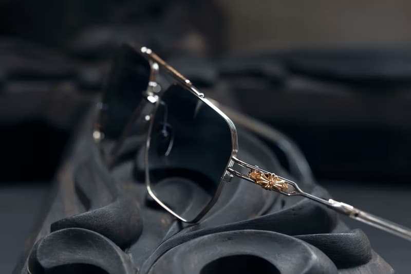 Chrome Hearts 最新 22K 金配飾眼鏡系列登場