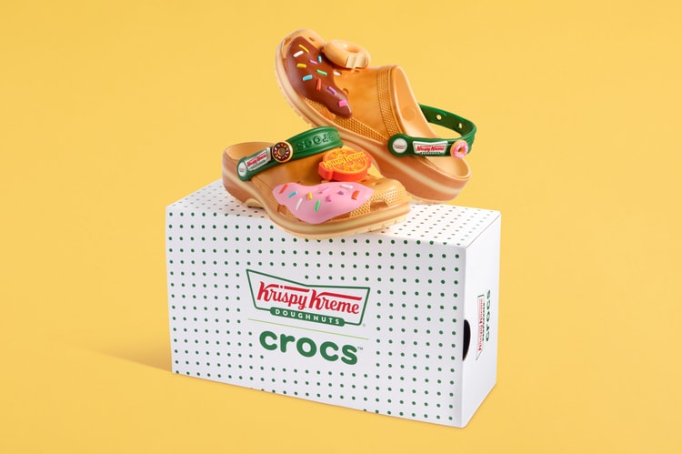 原味糖霜甜甜圈上腳!Krispy Kreme 攜手 Crocs 推出全新聯名 Classic Clog