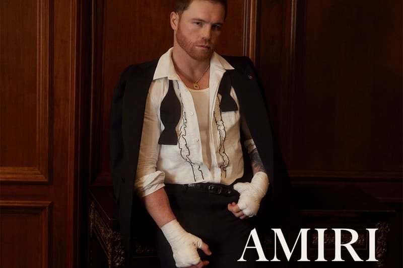 代言人 Saúl ‘Canelo’ Álvarez 演绎 AMIRI  2025 秋冬广告大片