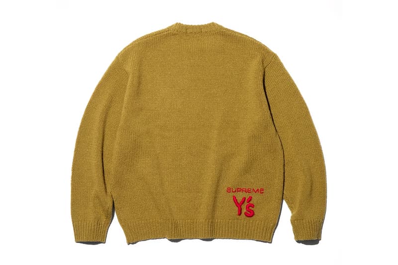 Supreme x Y’s by Yohji Yamamoto 2025 秋季最新聯名系列發佈