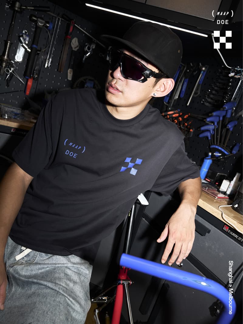 DOE 与澳大利亚骑行品牌 MAAP 推出联名 T 恤系列