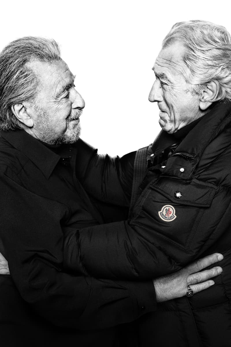 Al Pacino 和 Robert De Niro 出镜 Moncler 最新大片