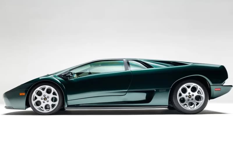 稀有 2001 年 Lamborghini Diablo VT 6.0 超跑上拍：唯一 Verde Hydra 車色