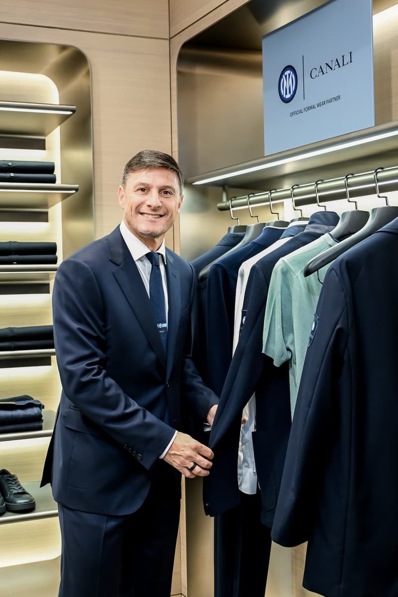 CANALI 携手国米传奇巨星 Javier Zanetti 举办中国双城特别活动
