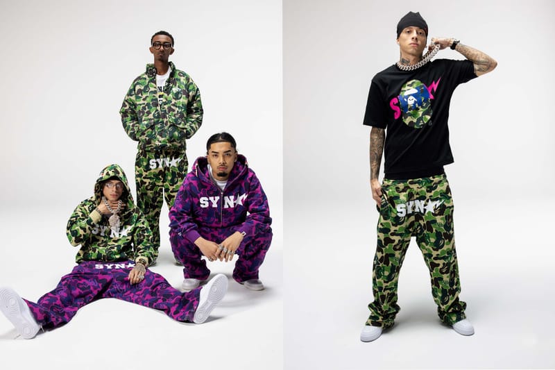 BAPE® × SPOTIFY × SYNA by CENTRAL CEE 三方联名正式发布
