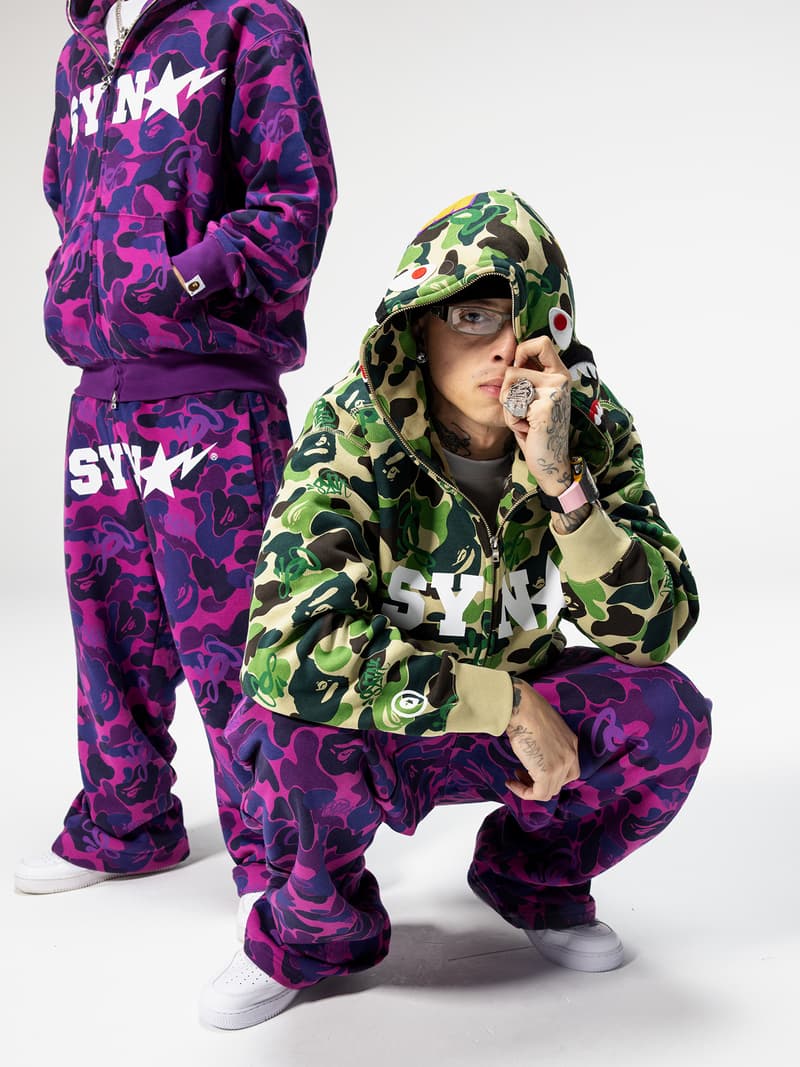 BAPE® × SPOTIFY × SYNA by CENTRAL CEE 三方联名正式发布