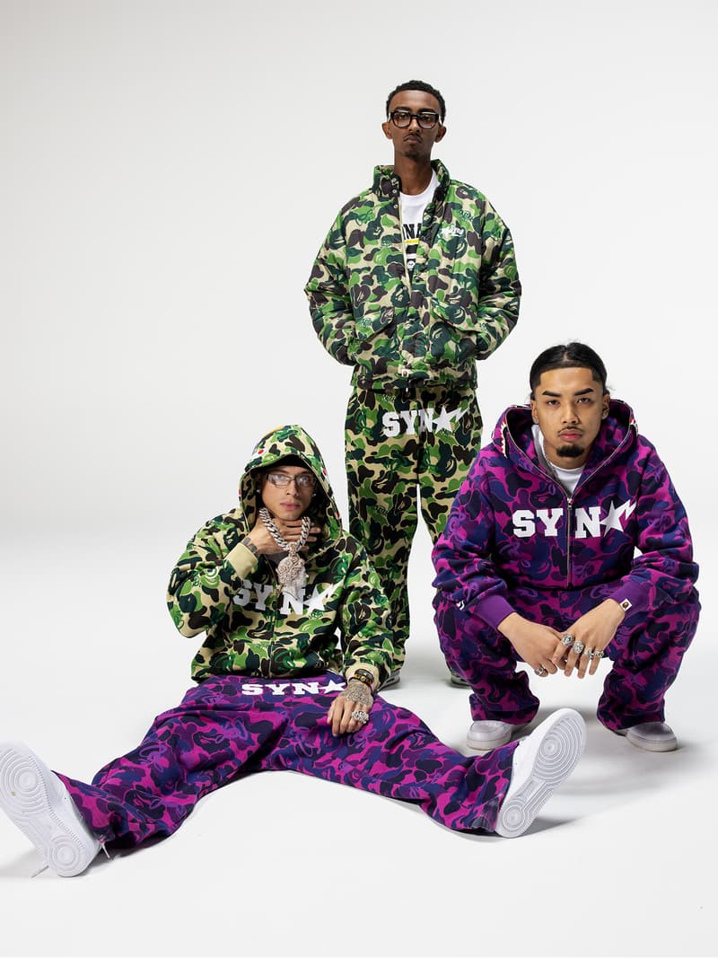 BAPE® × SPOTIFY × SYNA by CENTRAL CEE 三方联名正式发布
