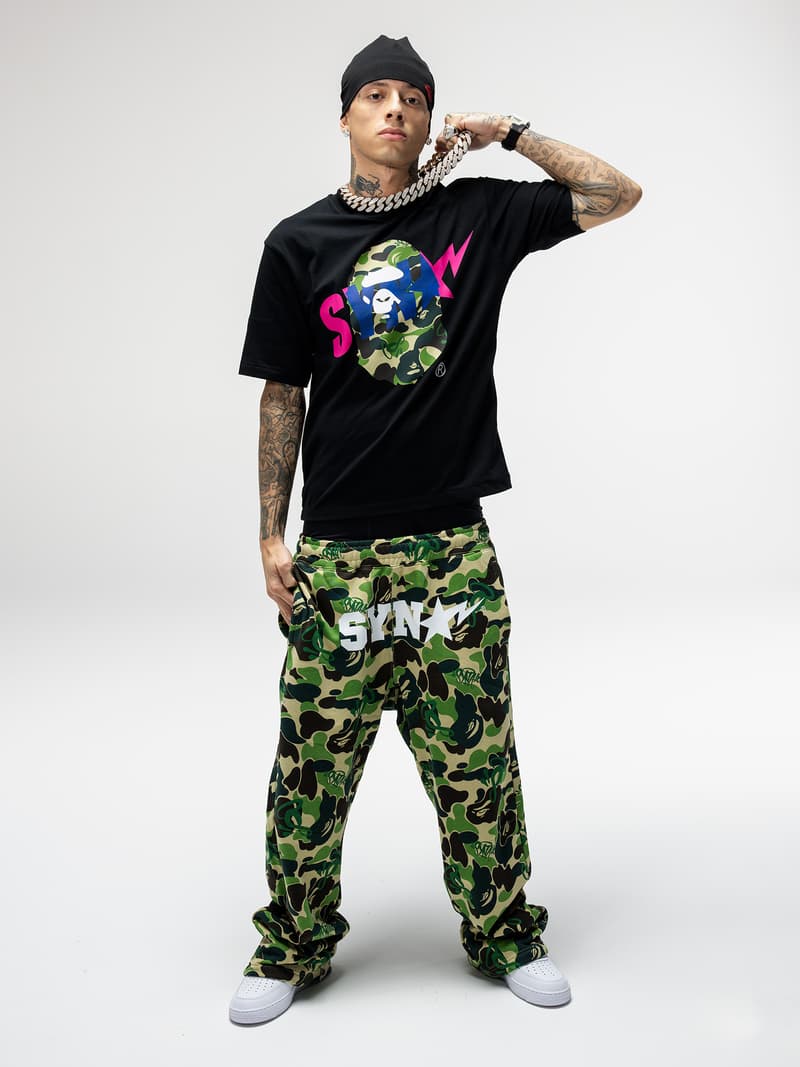 BAPE® × SPOTIFY × SYNA by CENTRAL CEE 三方联名正式发布