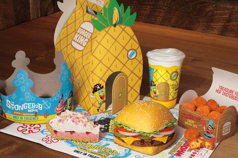 Burger King x《SpongeBob》海底限定餐單登場