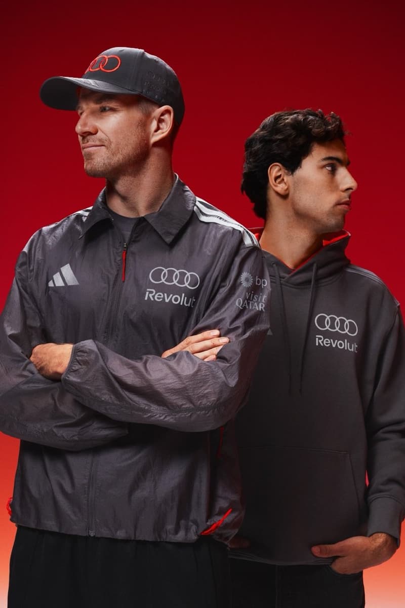 adidas 携手奥迪 Revolut F1 车队推出首个车队系列装备 