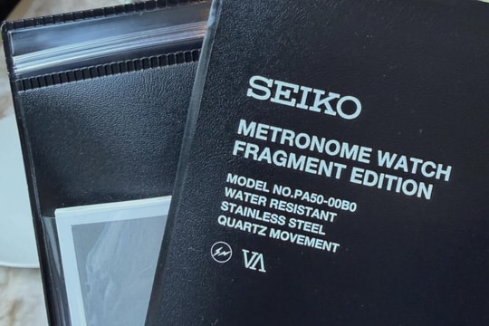 Hiroshi Fujiwara 预告 fragment x Seiko Metronome Watch 联名腕表