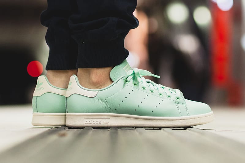 stan smith pastel green