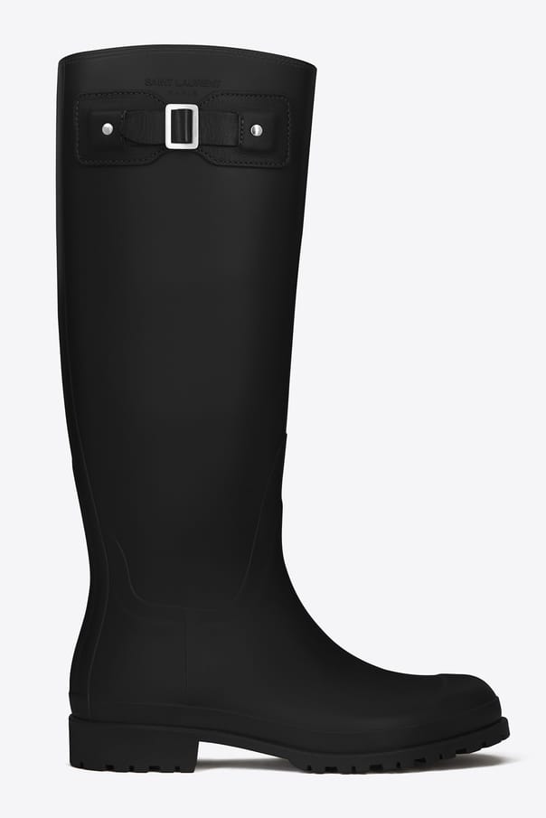 saint laurent rubber boots