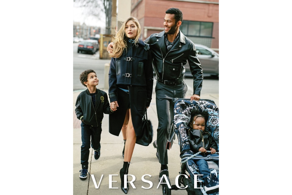 Gigi Hadid in Versace advertisement