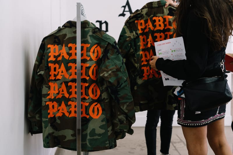 life of pablo camo jacket