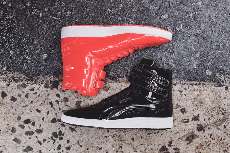 puma sky ii hi patent emboss