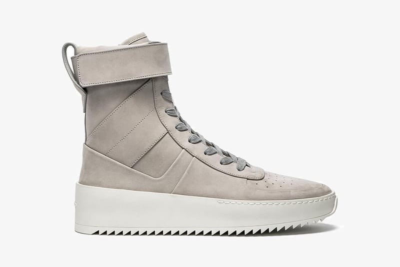 fear of god military sneaker black gum