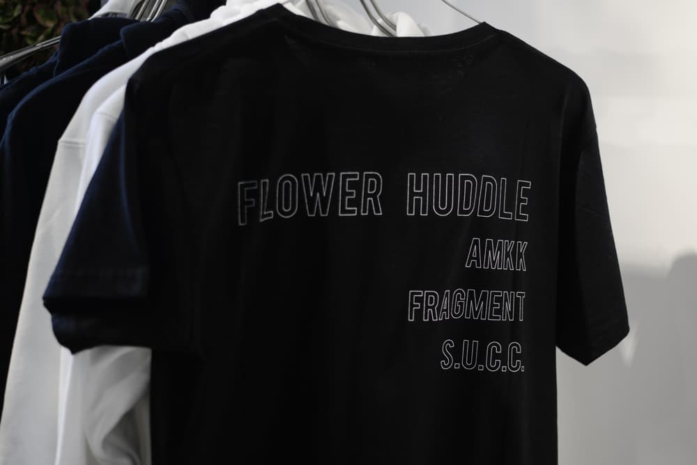 fragment design amkk hiroshi fujiwara succ flower huddle exhibition tokyo