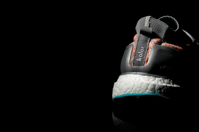 Kolor adidas Ultra Boost Uncaged Primeknit Orange Grey Blue