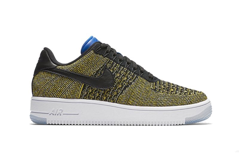 nike air force 1 flyknit low black