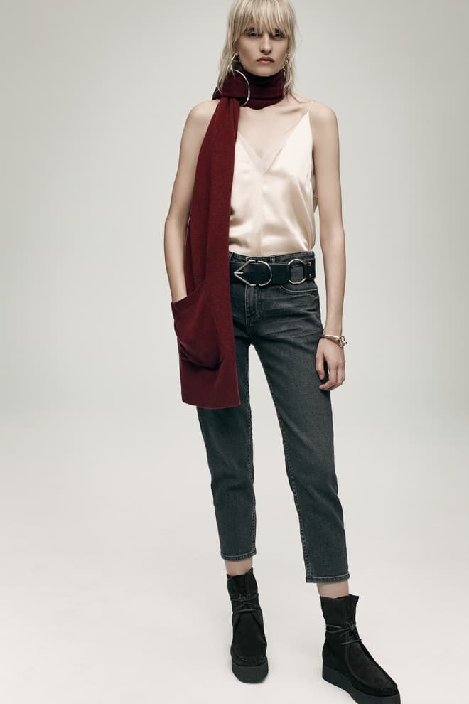 T by Alexander wang streetwear velvet satin fall winter collection