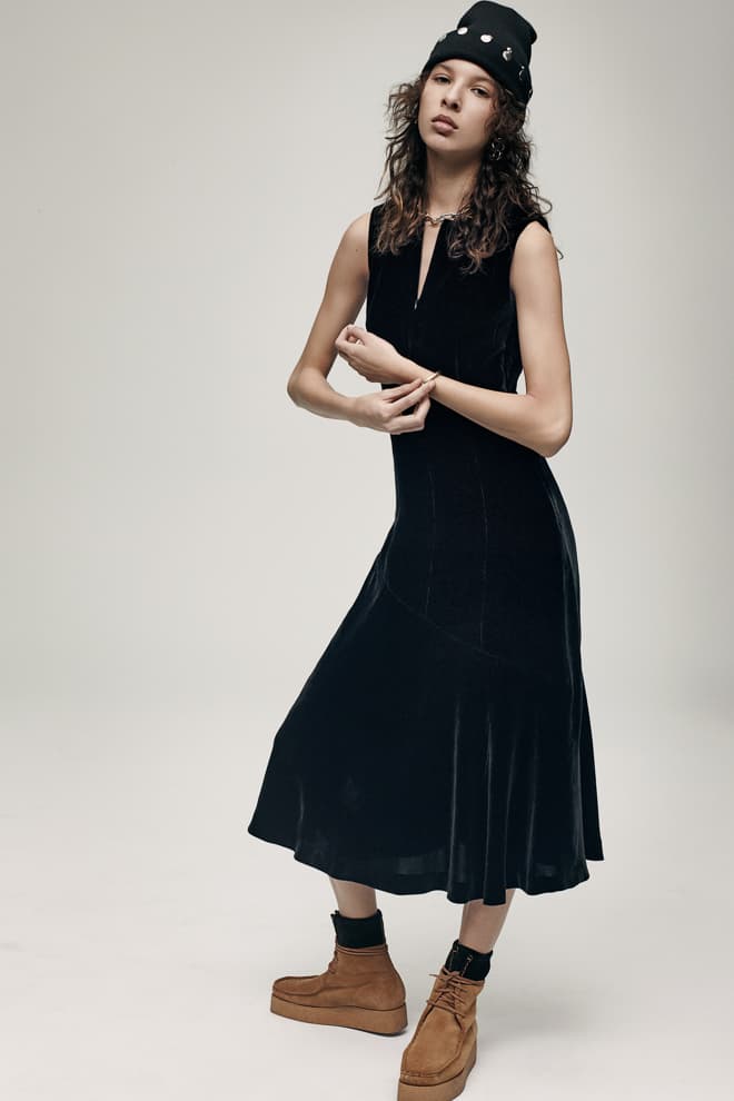 T by Alexander wang streetwear velvet satin fall winter collection