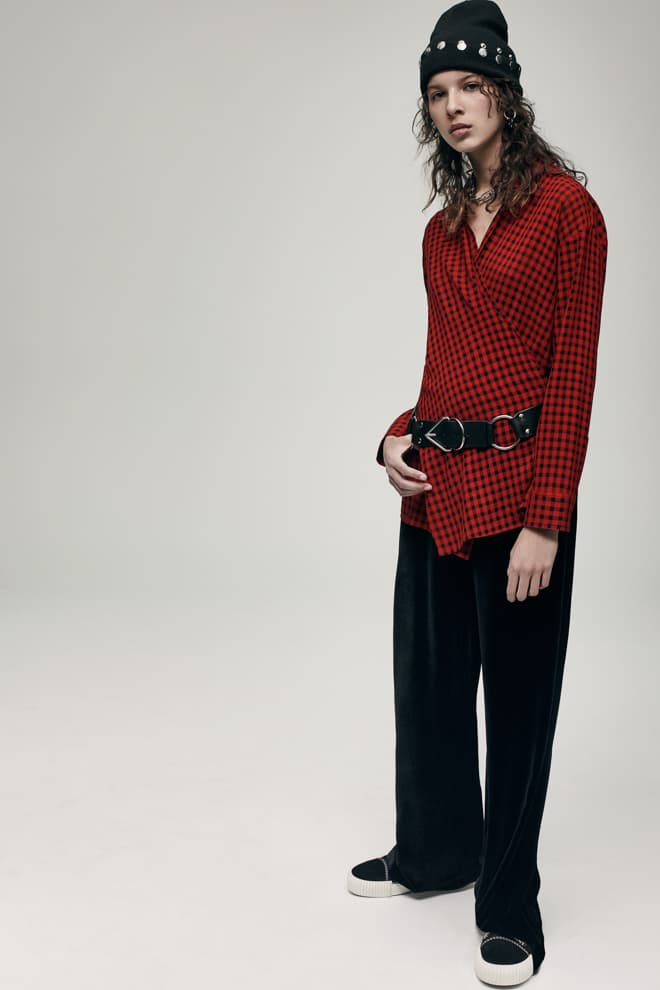 T by Alexander wang streetwear velvet satin fall winter collection