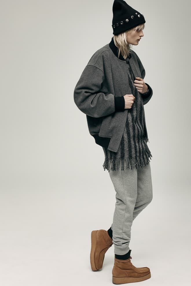 T by Alexander wang streetwear velvet satin fall winter collection