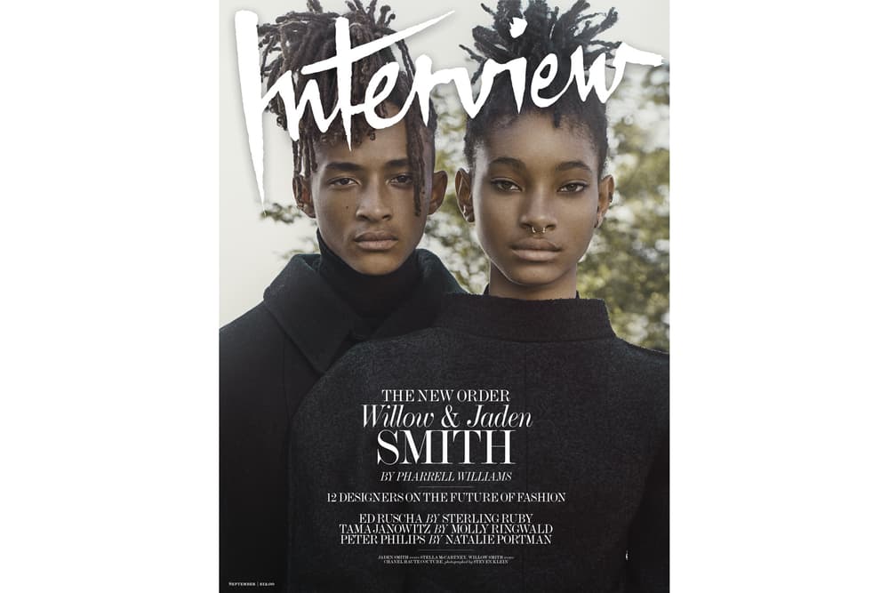 Jaden and Willow Smith Interview Magazine 2016 September Cover