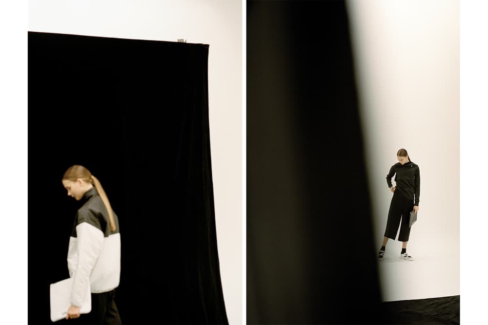 adidas originals hyke lookbook khaki sportswear womenswear