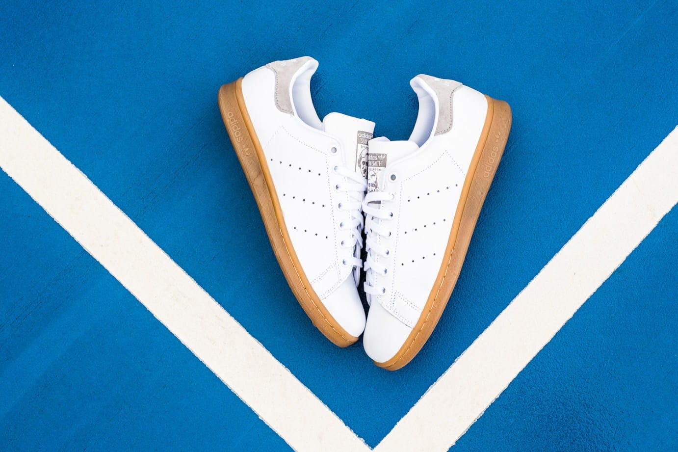 stan smith gum sole sneakers