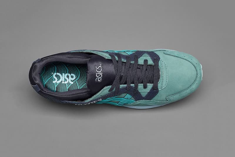 asics gel-lyte v summer escape aquamarine sea foam turquoise fish scale runner retro
