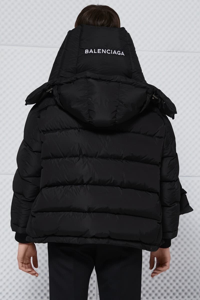 balenciaga demna gvasalia swing puffer jacket swing parka outwear