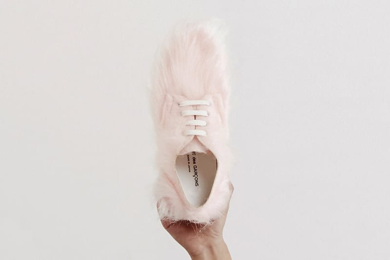 pink comme des garcons shoes